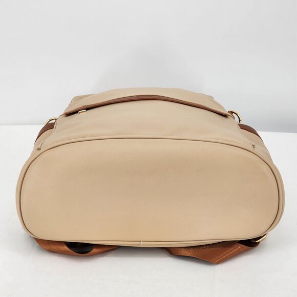 Cheruty Anti-Theft Tan Faux Leather Convertible Backpack - Picture 7 of 12